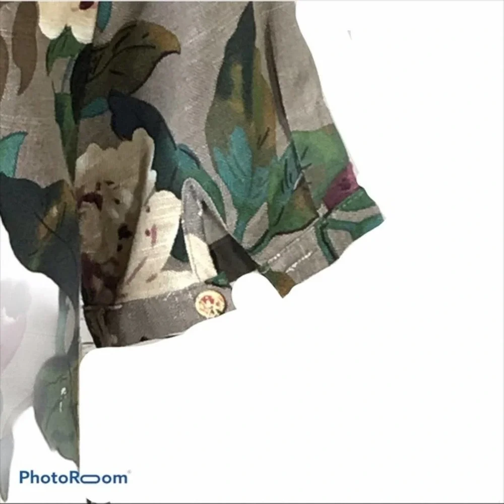 Zaful floral magnolia tunic top NWT TB5 - Picture 7 of 9